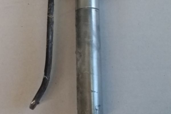 Handleimpistole im Einsatz, hoch