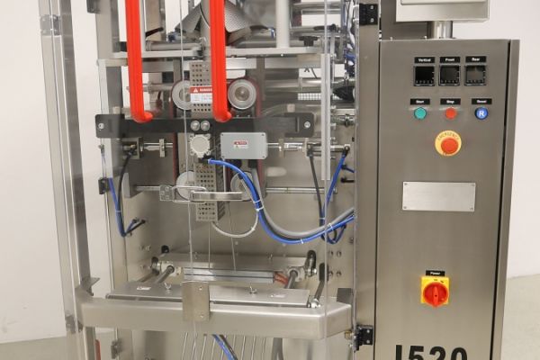 Schlauchbeutelmaschine, Frontansicht